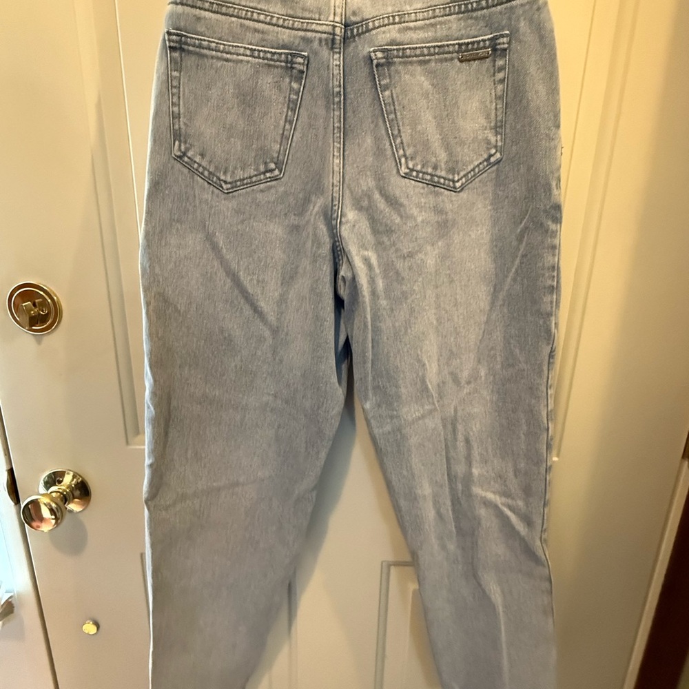 Michael Kors Light Blue Paper Bag Denim Jeans - Picture 4 of 6